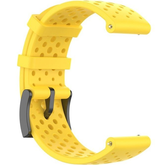 Силиконовый ремешок для zegarka Suunto Spartan Sport Wrist HRBaro / Suunto 9 / D5I - Light Yellow