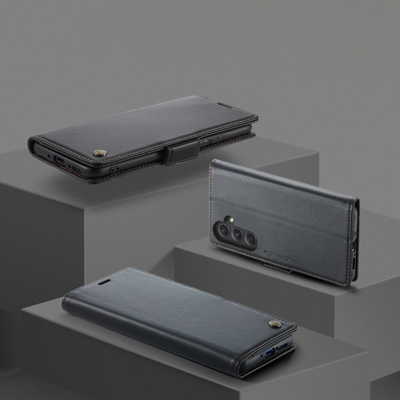 CASE фліп-чохол для Samsung Galaxy A54 5G, Litchi Wallet, чорний