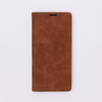Чехол для Oppo A78 5G, ERBORD Vintage, бумажник с клапаном, коричневый
