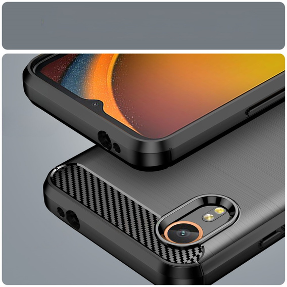 Чехол до Samsung Galaxy Xcover 7, Carbon, чёрный