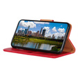 Футляр з клапаном для Samsung Galaxy S25 Edge, Crazy Horse Wallet, червоний