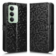 Чохол-розкладачка для Xiaomi Redmi 15 5G/4G, Wallet Rhombus, чорний