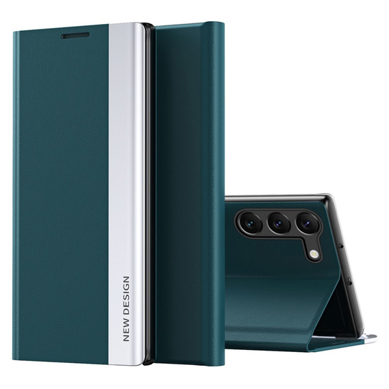 Чохол-книжка для Samsung Galaxy S23 Plus, Side Magnetic, зелений