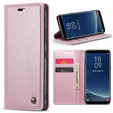 Флип-кейс CASEME для Samsung Galaxy S8, Waxy Textured, розовый