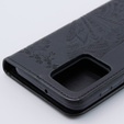 Откидной чехол для Motorola Moto G54 5G, Butterfly, чёрный