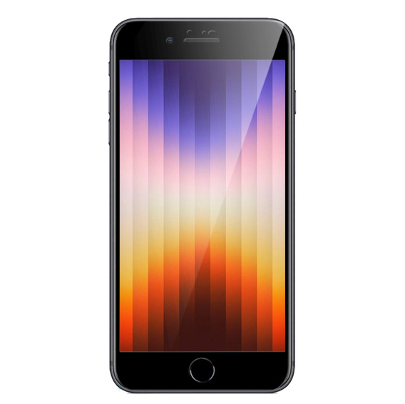 2x Загартоване скло для iPhone 7/8/SE 2020/SE 2022, ERBORD 3D для всього екрану