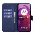 Чохол-сумка для Motorola Moto G24 / G24 Power / G04, Rhombus Crossbody Leather, м'яти