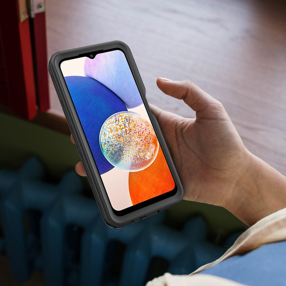 Водонепроницаемый чехол IP68 для Samsung Galaxy A14 5G, чёрный