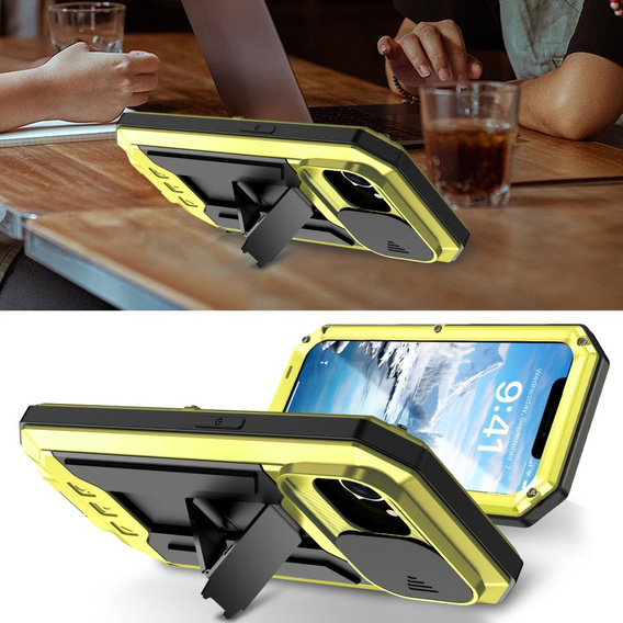 Броньований чохол для iPhone 16E, R-JUST, жовтий
