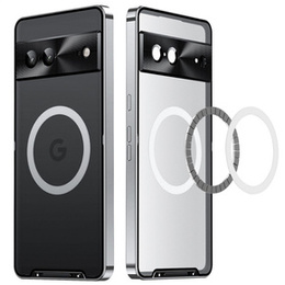 Захисний чохол для камери Google Pixel 8, CamShield MagSafe, прозорий / сріблястий