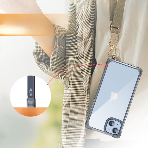 Чохол для iPhone 13, ERBORD CornerShield, чорний