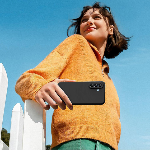 Чехол до Samsung Galaxy A56 5G, Silicone Lite, чёрный