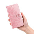 Откидной чехол для Samsung Galaxy A33 5G, Mandala Flower, розовый rose gold