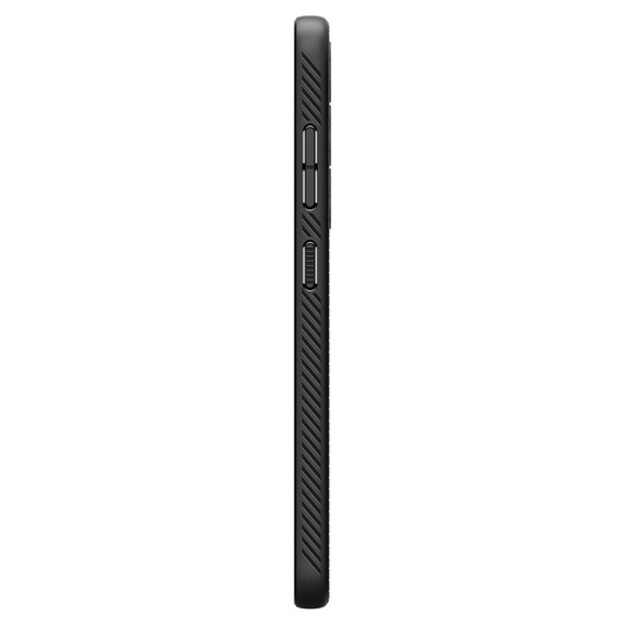 Чехол Spigen для Samsung Galaxy S24, Liquid Air, чёрный + закаленное стекло 9H