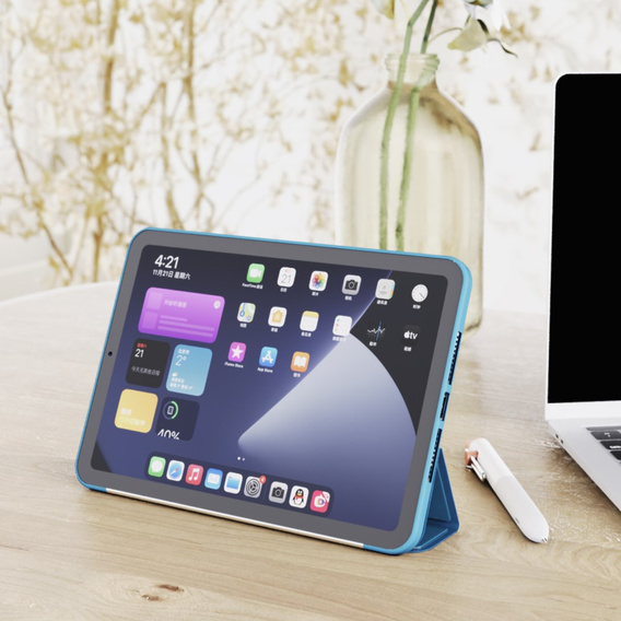 Чехол для iPad mini 8.3" 2021 (6 gen.) / iPad mini 8.3" 2024 (7 gen.), Smartcase, синий