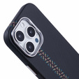 Чехол для iPhone 13 Pro Max, Carbon Fiber MagSafe, чёрный