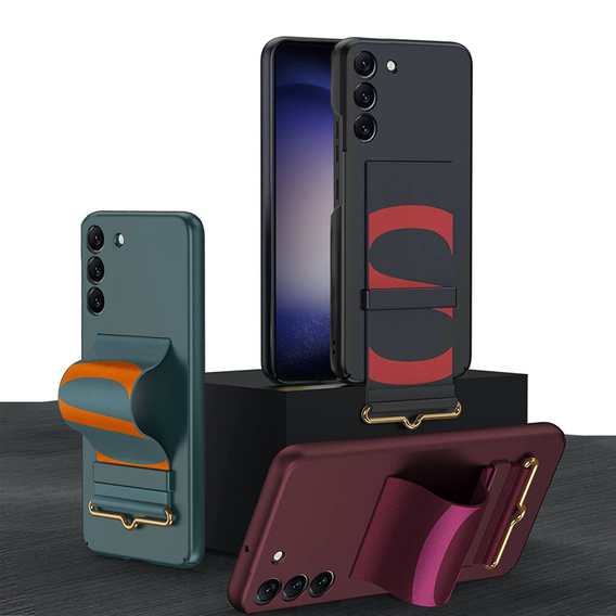 Чoхол до Samsung Galaxy S23, GKK Strap Case, чорний
