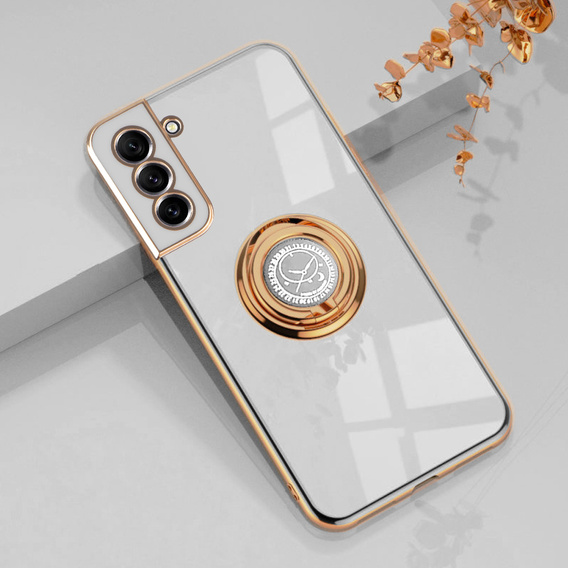Чoхол до Samsung Galaxy S21 FE, Electro Ring, білий