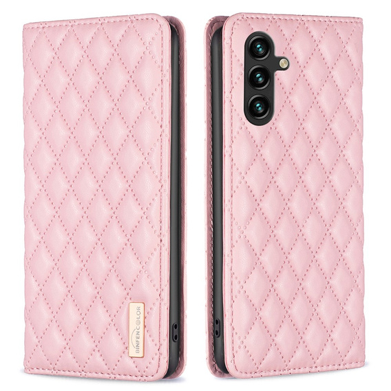 Откидной чехол для Samsung Galaxy A35 5G, Wallet, BINFEN COLOR, розовый