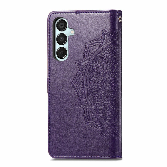 Чохол-книжка для Samsung Galaxy M15 5G, Mandala, фіолетовий