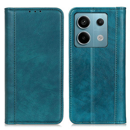 Чoхол до Xiaomi Redmi Note 13 Pro 5G, Wallet Litchi Leather, зелений