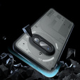 Чехол до Nothing Phone 3A, Fusion Hybrid, прозрачный / черный