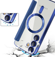 Откидной чехол для Samsung Galaxy S25 FE, RFID Wallet MagSafe CamShield, темно-синий
