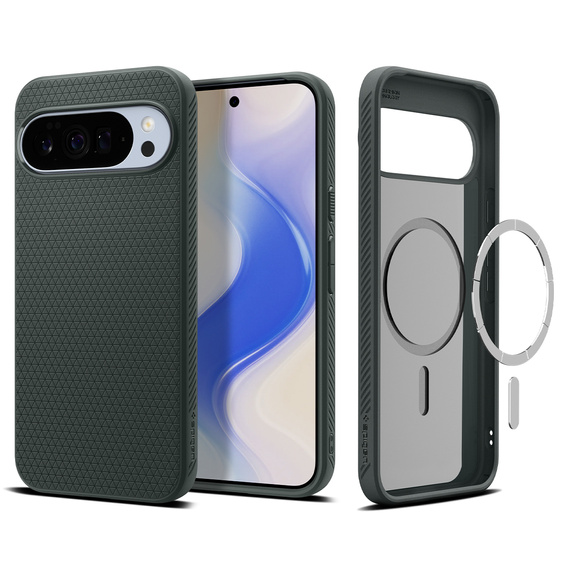 Чехол Spigen Liquid Air MagSafe для Google Pixel 10 Pro XL, Abyss Green