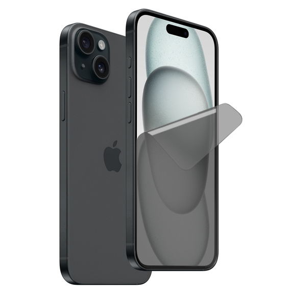 2 x iPhone 15 Privacy Foil, гидрогель для защиты от шпионажа ERBORD