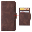 Футляр з клапаном для Xiaomi Redmi Note 13 Pro 5G, Card Slot, коричневий