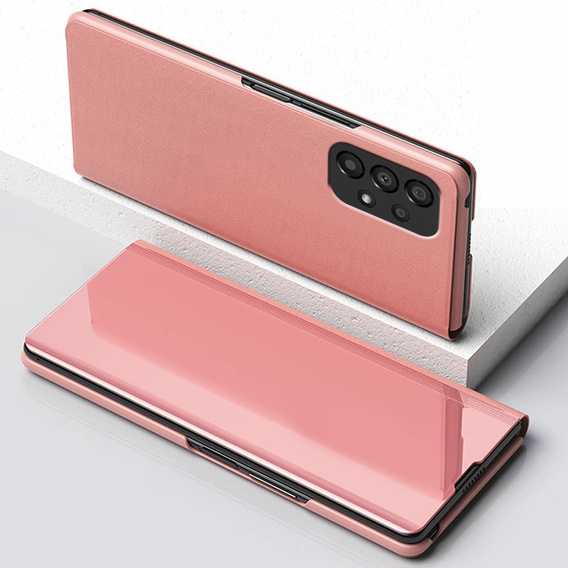 Чехол до Samsung Galaxy A53 5G, Clear View, розовый rose gold