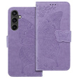 Откидной чехол для Samsung Galaxy S23 FE, Butterfly, фиолетовый