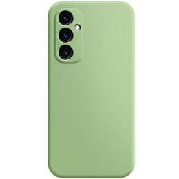 Чехол для Samsung Galaxy A25, Silicone Lite, зелёный + 9H стекло