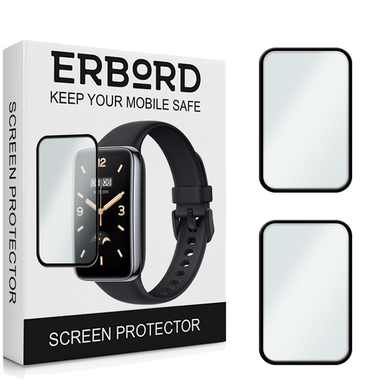 2x Гібридне скло ERBORD для Xiaomi Mi Band 7 Pro