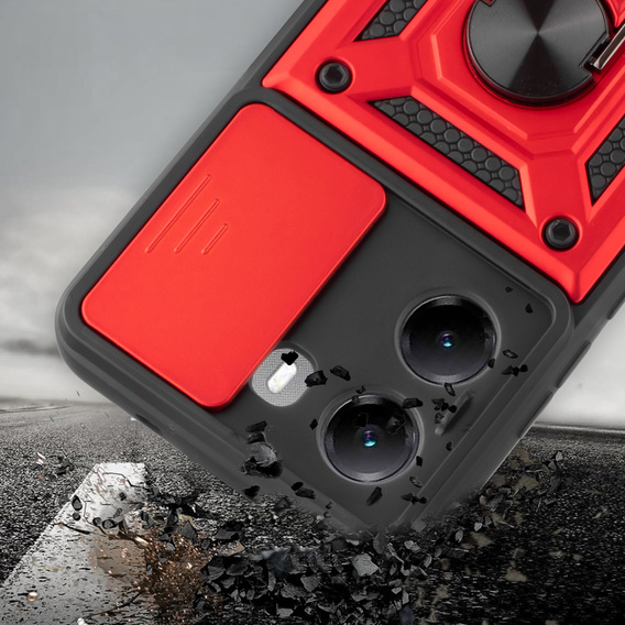 Чохол NOX Camera Slide Xiaomi Poco X7 Pro 5G, CamShield Slide, червоний