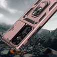 Чехол NOX Camera Slide Samsung Galaxy S24 Ultra, CamShield Slide, розовый rose gold