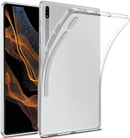 Чехол для Samsung Galaxy Tab S8 Ultra, силиконовый, синий