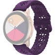 Силиконовый ремешок 22mm Soft Hollowed-out, Dark Purple