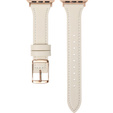 Кожаный ремешок для часов 1/2/3/4/5/6/7/8/SE/ULTRA 42/44/45/49mm, Beige