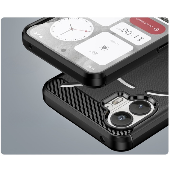 Чoхол до Nothing Phone 2, Carbon, чорний
