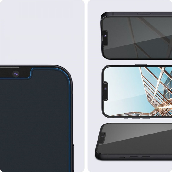 SPIGEN Скло з рамкою Glas.TR Privacy до iPhone 13 / 13 Pro
