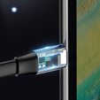 BASEUS Плоский Кабель USB Type-C SC5A/QC3.0 23cm - Black