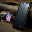 Флип-кейс CASEME для Samsung Galaxy S10+ Plus, Waxy Textured, чёрный