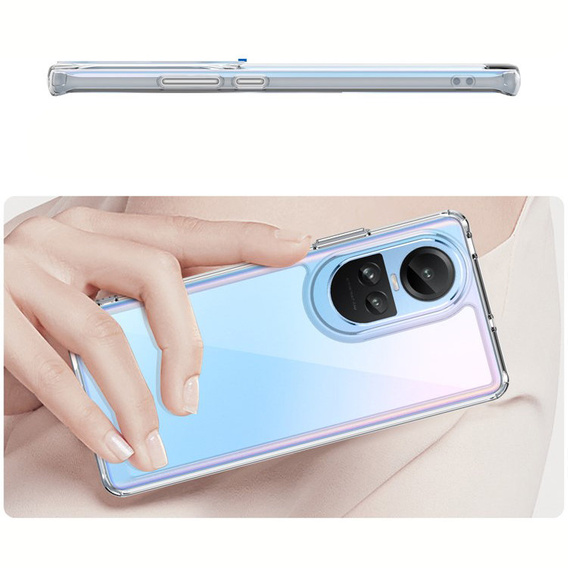 Чoхол до Oppo Reno 10 / 10 Pro, Fusion Hybrid, прозорий