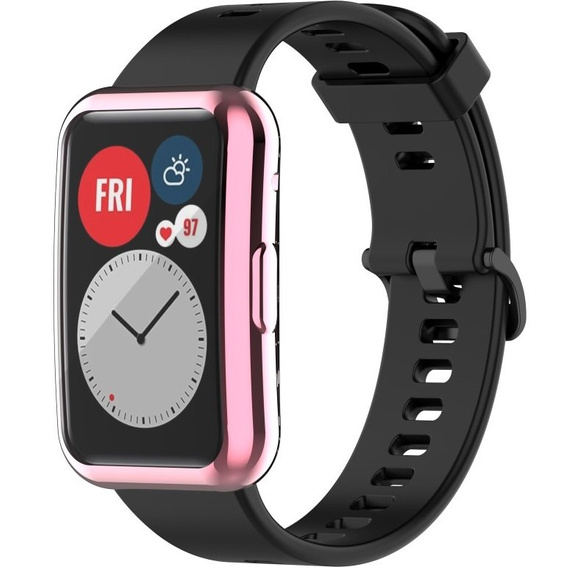 Чехол 2в1 с защитой экрана для часов Huawei Watch Fit, Pink