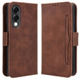 Футляр з клапаном для Samsung Galaxy S25 Edge, Card Slot, коричневий
