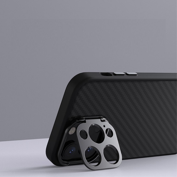 NILLKIN Чохол для iPhone 15 Pro Max, CamShield Carbon Case, чорний