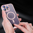 Чохол для iPhone 15 Pro Max, ERBORD Impact Guard, MagSafe, рожевий