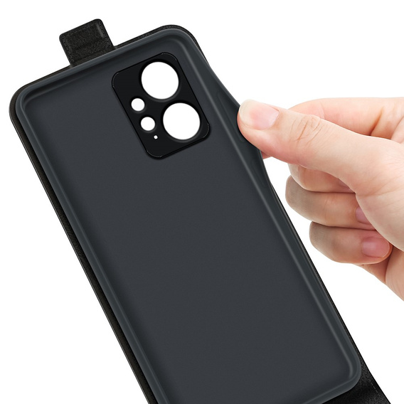 Футляр з клапаном для Xiaomi Redmi Note 12 4G, Flip, чорний