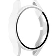 2в1 чехол и защитное стекло для часов Samsung Galaxy Watch 4 44mm, White